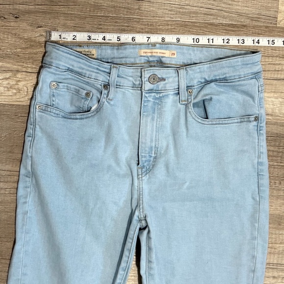 LEVI'S 721 High Rise Skinny Jean (Size 29) - Picture 12 of 14